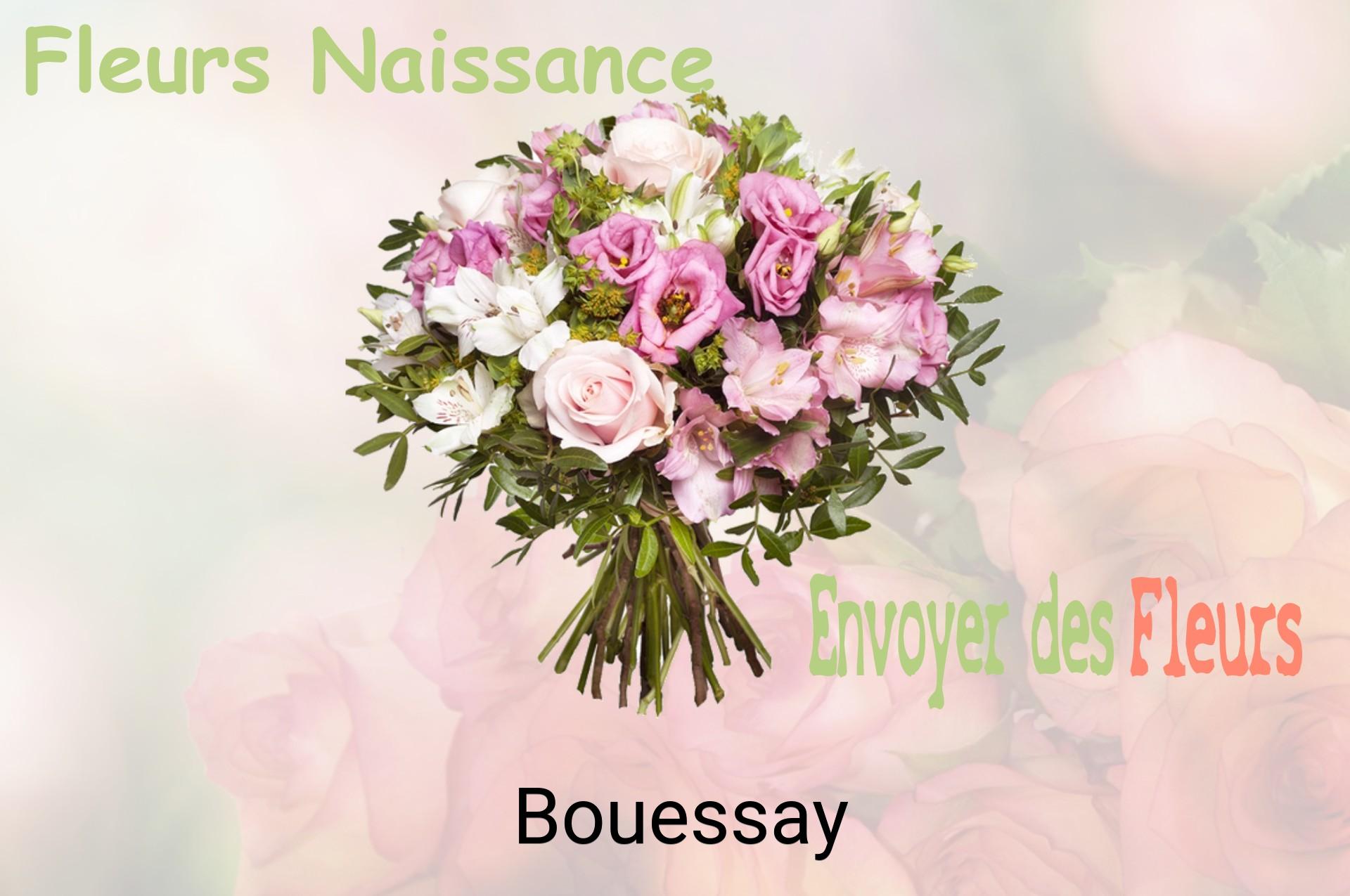 Bouquet de fleurs de naissance livré à Bouessay